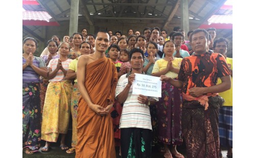 Dana Renovasi Vihara Dhamma Phala di Lombok Utara