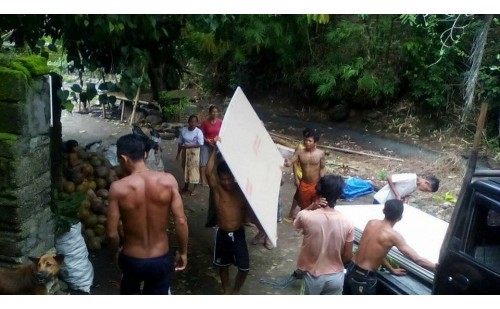 Dana Renovasi Vihara Dhamma Phala di Lombok Utara