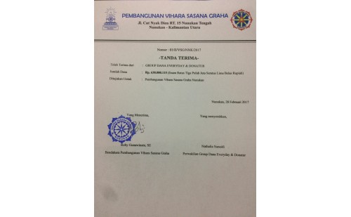 Dana Vihara Pertama Di Nunukan