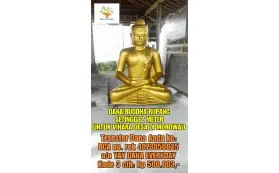 Dana Buddha Rupang setinggi 2 meter untuk vihara di desa