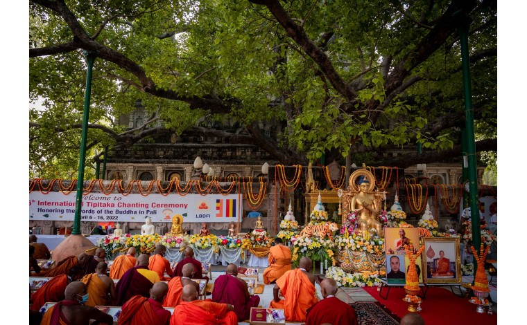 Dana Makan 6.000 Bhikkhu, Samanera/I & Upasaka/I di Bodhgaya