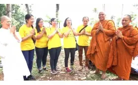 Dana Bangun Tempat Meditasi Hutan di Kampung Barengkok