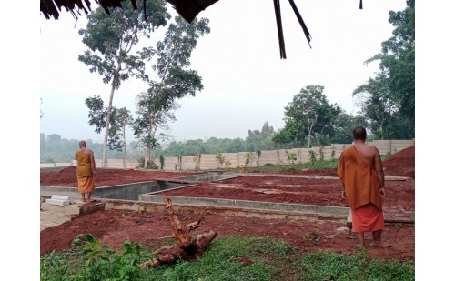 Dana Bangun Tempat Meditasi Hutan di Kampung Barengkok
