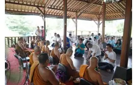 Kathina Dana 25 Anggota Sangha Saung Santi Sukha Arama