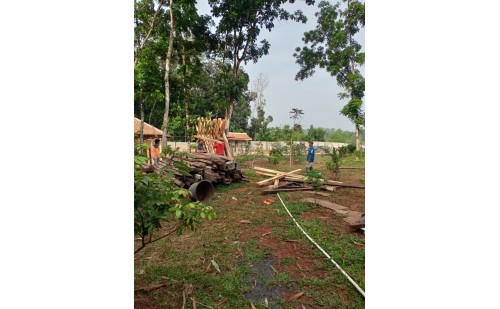 Dana Bangun Tempat Meditasi Hutan di Kampung Barengkok